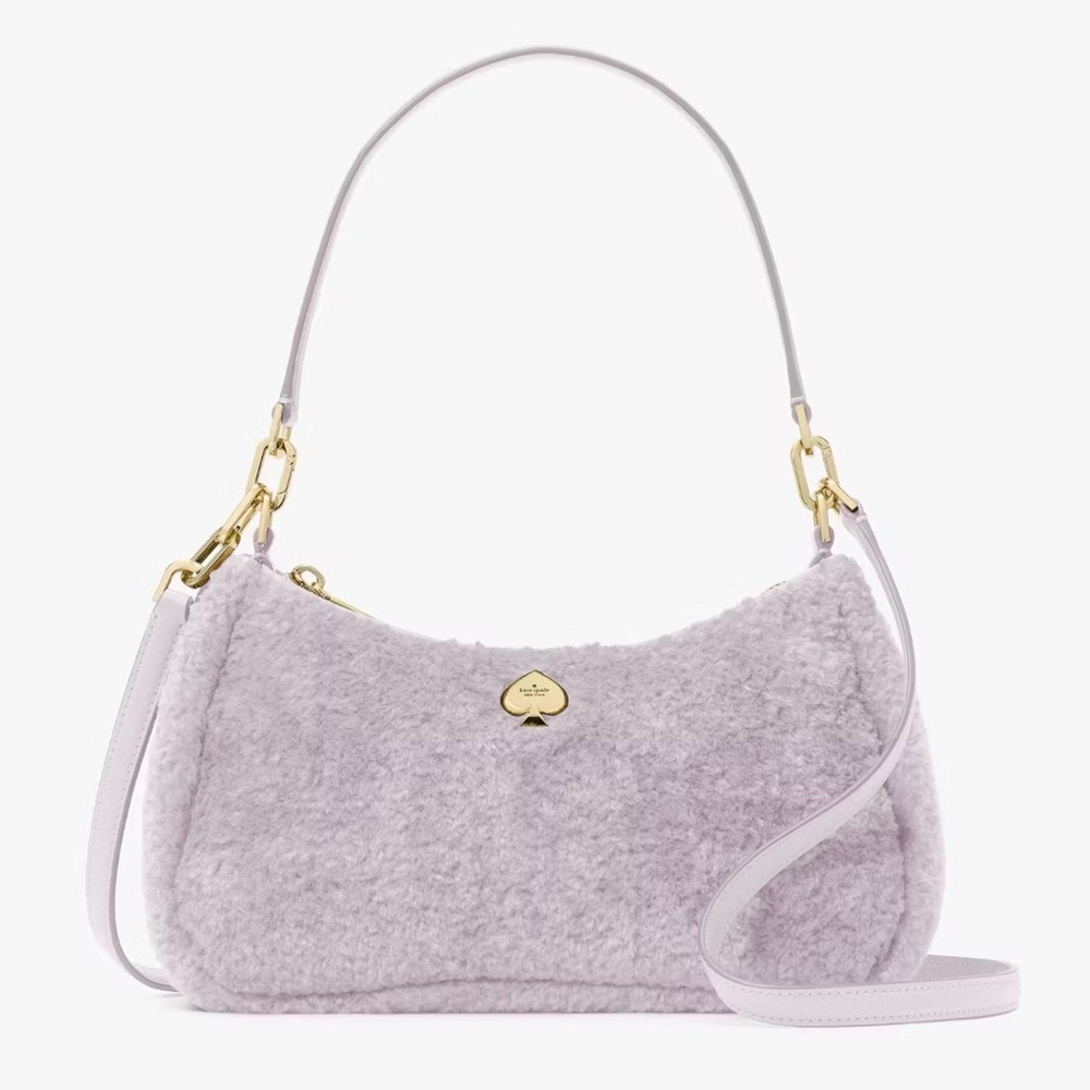 Kate Spade Kayla Faux Fur Small Convertible Shoulder Bag💋